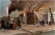 Feuerwehr - Künstler AK Willly Moralt - Brandweer