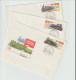 Train FDC  - 15 Pieces From Russia/Soviet. Postal Weight Approx 0,099 Gr. Please Read Sales Conditions Under Image Of  - Trains