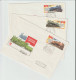 Train FDC  - 15 Pieces From Russia/Soviet. Postal Weight Approx 0,099 Gr. Please Read Sales Conditions Under Image Of  - Treinen