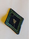 ECUSSON LOSANGE DE BRAS MOD 45,LEGION ETRANGERE, 4 EME REGIMENT ETRANGER SOUS OFFICIER(1) - Patches