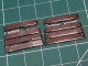 COMMANDANT, PAIRE DE BARRETTES METALLIQUES DE GRADE MOD 48/52 (1) - Ecussons Tissu