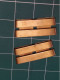 LIEUTENANT, PAIRE DE BARRETTES METALLIQUES DE GRADE MOD 48/52 (2) - Ecussons Tissu