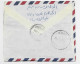 SUDAN 10MMS+55MMS+15MMS LETTRE COVER REC AIR MAIL KHARTOUM NORTH  1968 - Soedan (1954-...)