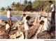 AJJP5-0459 - METIER - ILE MAURICE - SCENE DE PECHEURS A GRAND-GAUBE  - Pêche