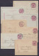 Lot De 35 EP Cartes-lettres 10c Rose (N°46) Oblitérations Et Destinations Diverses (voir Scans) - Cartes-lettres