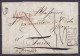 L. Datée 11 Janvier 1824 De LIEGE Pour TURIN - Marque Départ "LUYK / FRANCO" - Marques De Passage [PAYS-BAS PAR GIVET] & - 1815-1830 (Dutch Period)