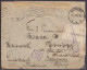 L. Franchise De Russie 1918 Pour HERNING (Danemark) Réexpédiée à LEIPZIG - Bande Et Cachets Censure Militaire Russe + Ca - Storia Postale