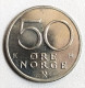 Norvège - 50 Ore 1989 - Norway