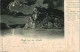 Ansichtskarte St. Goarshausen Loreleyfelsen Am Rhein - Mondschein 1898 - Loreley