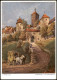 Rothenburg Ob Der Tauber Kobolzellertor Originalgemälde Von Ludwig Möbler, 1930 - Rothenburg O. D. Tauber