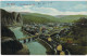 Bad Münster Am Stein-Bad Münster Am Stein-Ebernburg Stadtblick Mit Nahe 1916 - Bad Münster A. Stein - Ebernburg