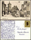 Ansichtskarte Rothenburg Ob Der Tauber Stadt Partie Am Plönlein 1956 - Rothenburg O. D. Tauber