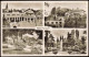 Bad Pyrmont Mehrbildkarte Mit Schloss, Kurhaus, Palmengarten 1956 - Bad Pyrmont