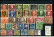 Kleine Sammlung Auf 5 A5-Karten, (x), X, Xx, O, 2. Wahl, 5 Lose U.a. Berlin - Used Stamps