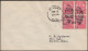 USA 347 Baumpflanztag Arbor Day Als Viererblock Brief ALBANY 12.2.1933 N. BOSTEN - Umweltschutz Und Klima