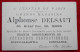 Chromo Publicité. A L'Instar De Paris. Magasins Alphonse Delsaut, Mons. Vêtements Confectionnés. - Other & Unclassified