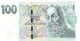 Czech Republic 100 Kc Banknote Charles IV. Karl IV - República Checa