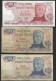 ARGENTINE . LOT DE TROIS BILLETS DE 100 PESOS . - Argentinien