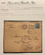 Service Postal Aérien PARIS – BRUXELLES Janvier 1919 - Griffe Festonnée PAR AVION Sur Albert I 25c - 1915-1920 Alberto I