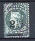 ST. HELENA  Yv. N° 15 Fil CA   (o)   2 1/2p Bleu Oblitération Annulation  Cote  5 Euro BE   2 Scans - Other & Unclassified