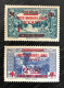 Lot De 2 Timbres Neufs Levant - 1942 - N°Yv. 42 Et 43 - Forces Françaises Libres - Neufs