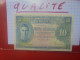 MALAYA (Britannique) 10 Cents 1941 Circuler Belle Qualité (B.33) - Maleisië