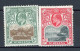 ST. HELENA  Yv. N° 29,30   Fil CC  *   1/2p, 1p  Edouard VII  Cote  5 Euro BE   2 Scans - Other & Unclassified