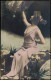 Frühe Fotokunst Fotomontage Frau Mädchen Im Kleid Posierend 1907 - Unclassified