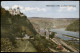 Oberwesel Panorama-Ansicht, Rhein Partie M. Ruine Schönburg 1921 - Oberwesel