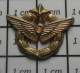 811i Pin's Pins / Beau Et Rare : AVIATION / BADGE DE PILOTE AILES ETOILE ET COURONNE DE LAURIERS - Luftfahrt
