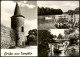 Ansichtskarte Templin Stadtmauer, Fahrgastschiff, Anlegestelle 1975 - Templin
