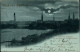Ansichtskarte Hamburg Lombardsbrücke Bei Mondschein 1901 - Autres & Non Classés