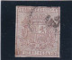 ESPAGNE - 1874 - N° 151 - 10 C BRUN-JAUNE - NON DENTELE - OBLITERE - Usati