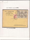 DDFF 898 -- Collection Petit Sceau De L' Etat - Carte Privée 65 C., Dont Bloc De 6, LEVAL-TRAHEGNIES 1946 Vers Charleroi - 1935-1949 Piccolo Sigillo Dello Stato