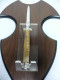 Coltello A Scatto - Italian Stiletto 33 Cm , Impugniatura Di Bufalo Chiaro -coltellerie Artigianali Maniago Italy - 1 - Knives/Swords
