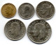 SPAIN, Set Of Five Coins 1, 5, 25, 50, 100 Pesetas, Copper-Nickel, Alum-Bronze, Year 1980, KM # 816, 817, 818, 819, 820 - Altri & Non Classificati