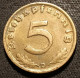 ALLEMAGNE - GERMANY - 5 REICHSPFENNIG 1939 D - Bronze-aluminium - KM 91 - 5 Reichspfennig