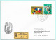 UNO-Wien R-Brief Int. Briefmarken Messe Essen D Erinnerungsstempel MI-No 09 - Covers & Documents