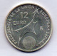 SPAIN, 12 Euro, Silver, Year 2002, KM # 1049 - Other & Unclassified