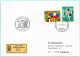 UNO-Wien R-Brief Oevebria 80 Wien A Erinnerungsstempel MI-No 10 - Briefe U. Dokumente