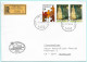 UNO-Wien R-Brief Bephila 81 Berlin D Erinnerungsstempel MI-No 15 - Lettres & Documents
