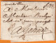 1727 - Marque Postale Manuscrite MARSEILLE Sur Lettre Pliée Avec Corresp Vers GENNES GENES GENOVA - 1701-1800: Precursors XVIII