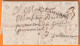 1713 - Marque Postale CAMBRAY (précurseur) Sur Lettre Pliée Avec Corresp De 3 Pages Vers VALLENCIENNES Valenciennes - 1701-1800: Precursors XVIII