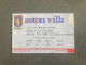 Aston Villa V Oldham Athletic 1992-93 Match Ticket - Tickets & Toegangskaarten
