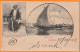 1902 - 10 C Groupe Bord De Feuille Surchargé 1 Anna Sur CP De ZANZIBAR Vers Salerno, Italia - Via Port Said, Egypte BFE - Lettres & Documents