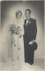 Family Social History Marriage Wedding Souvenir Photo Bride Groom Bouquet - Noces