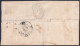 1857-H-372 CUBA 1857 ISABEL II 1/2r RAILROAD COVER HAVANA – MATANZAS SABANILLA 1859.  - Préphilatélie
