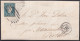 1857-H-371 CUBA SPAIN 1857 ISABEL II 1/2r COVER HAVANA – MANZANILLO 1860 CABOTAJE  - Prephilately