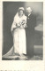 Family Social History Marriage Wedding Souvenir Photo Bride Groom Joy Couple Flowers - Noces