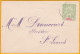 1901 Entier Enveloppe Mignonnette Type Groupe 5 Centimes Vers Saint Louis Du Sénégal - Brieven En Documenten